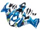 Carénages Moto Suzuki GSXR 600 / GSXR 750 2011-2024 - Bleu Clair Vert Blanc Rouge