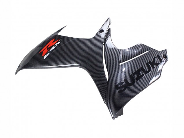 Carénages Moto Suzuki GSXR 600 / GSXR 750 2011-2024 - Noir Fibre de Carbone Rouge