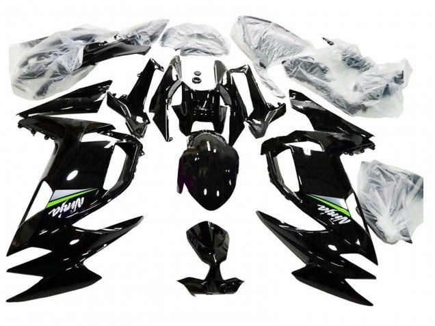 Carénages Moto Kawasaki Ninja 650 EX650 2020-2025 - Noir Brillant Vert