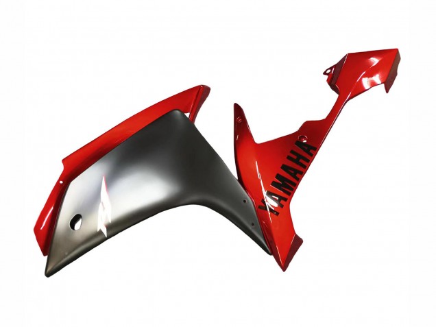 Carénage Moto Yamaha YZF 1000 R1 2007-2008 - Rouge Noir Mat