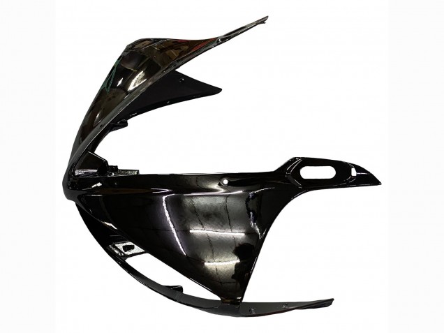 Carénages Moto Yamaha YZF R6S 2006-2009 - Noir Brillant Blanc Décalque