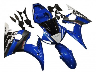 Carénages Moto Yamaha YZF R6 2003-2004 - Bleu Blanc Noir Brillant Yamalube