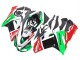 Carénages Moto Kawasaki ZX6R 2007-2008 - Vert Rouge