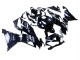 Carénages Moto Kawasaki ZX6R 2019-2022 - Noir Brillant Blanc