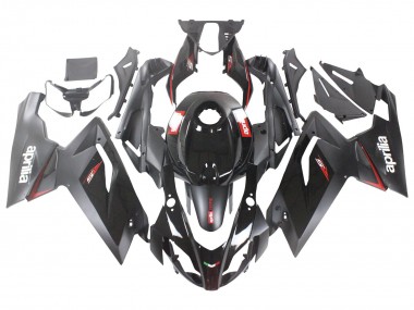 Carénages Moto Aprilia RS125 2006-2011 - Noir Brillant Rouge Blanc Décalque