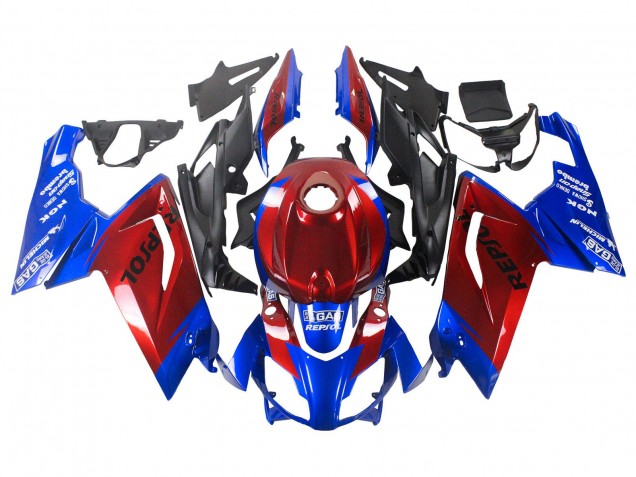 Carénages Moto Aprilia RS125 2006-2011 - Bleu Rouge