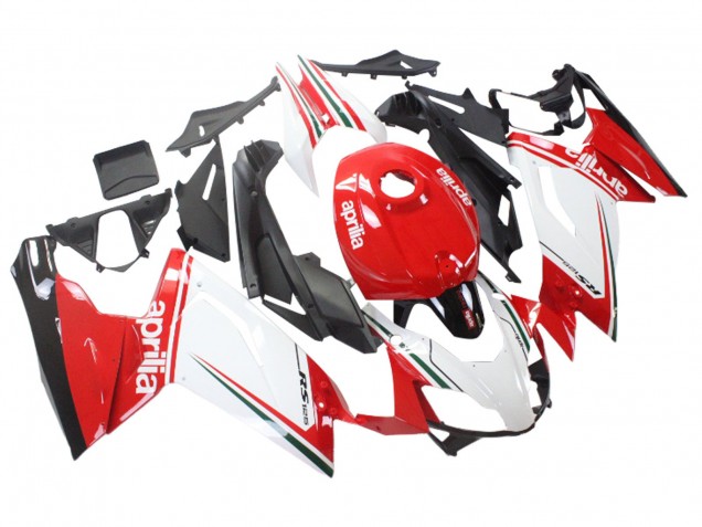 Carénages Moto Aprilia RS125 2006-2011 - Blanc Rouge Noir