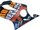 Carénages Moto Honda CBR600 F4i 2004-2007 - Noir Mat Orange Rossi