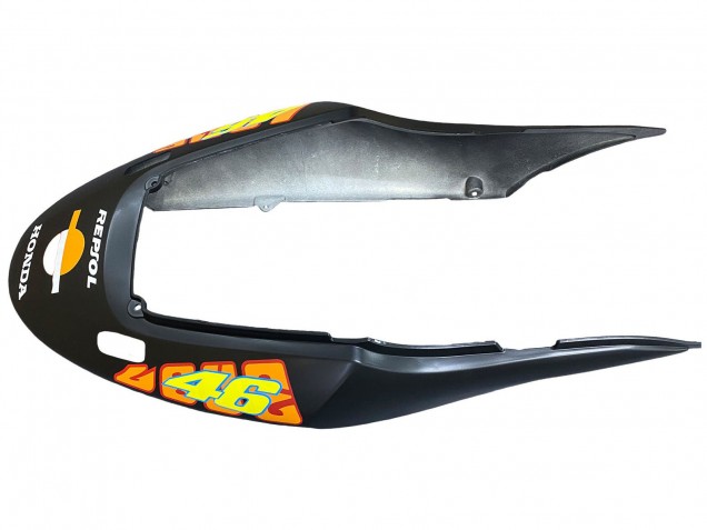 Carénages Moto Honda CBR600 F4i 2004-2007 - Noir Mat Orange Rossi