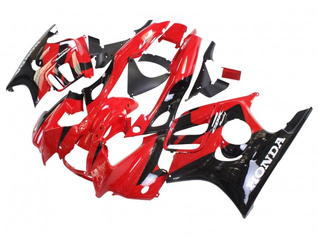 Carénages Moto Honda CBR600 F3 1997-1998 - Rouge Noir Brillant