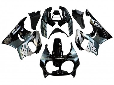 Carénages Moto Honda CBR900RR 893 1992-1993 - Argent Noir Brillant