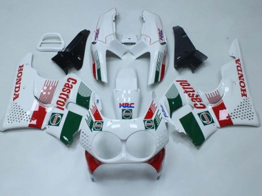 Carénages Moto Honda CBR900RR 893 1992-1993 - Blanc Rouge Vert Castrol HRC