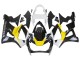 Carénages Moto Honda CBR900RR 929 2000-2001 - Blanc Jaune Noir Brillant
