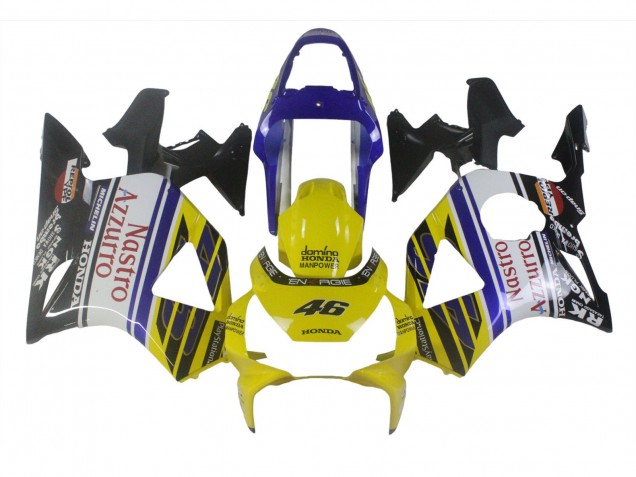 Carénages Moto Honda CBR900RR 954 2002-2003 - Bleu Jaune Noir Brillant Rouge Nastro Azzurro 46