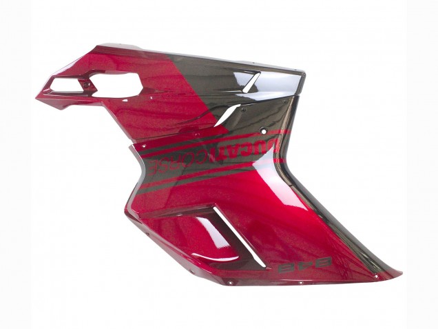 Carénage Moto Ducati 848 2007-2014 - Rouge Noir Brillant
