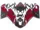 Carénage Moto Ducati 848 2007-2014 - Rouge Noir Brillant