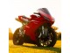 Carénages Moto Ducati 848 2007-2014 - Rouge Noir Brillant
