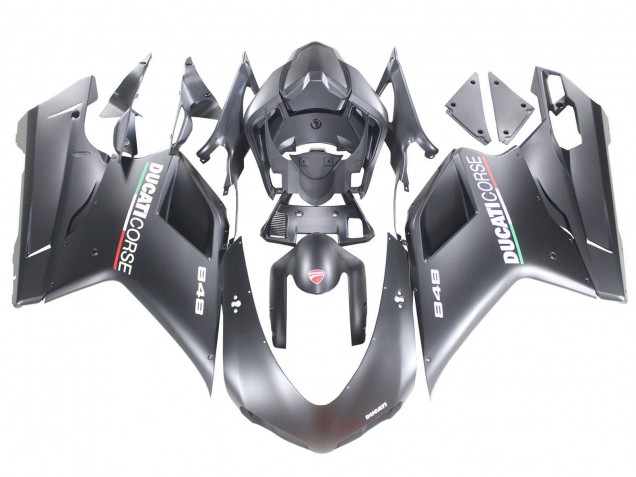 Carénages Moto Ducati 848 2007-2014 - Gris Mat