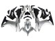 Carénage Moto Honda CBR500R 2013-2015 - Argent Noir Brillant