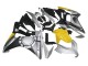 Carénages Moto Honda CBR500R 2013-2015 - Argent Jaune Noir Mat