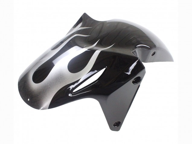 Carénages Moto Honda CBR500R 2013-2015 - Noir Brillant Argent Flamme