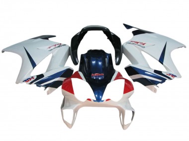 Carénages Moto Honda VFR 800 2002-2013 - Blanc Rouge Bleu Foncé HRC