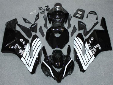 Carénages Moto Honda CBR1000RR 2004-2005 - Noir Brillant Blanc
