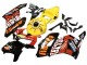 Carénages Moto Honda CBR1000RR 2004-2005 - Jaune Orange Noir Brillant Repsol Rossi 46
