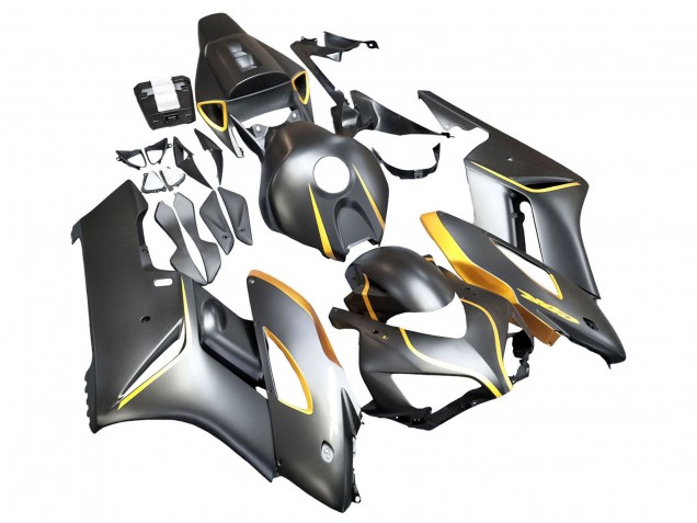Carénages Moto Honda CBR1000RR 2004-2005 - Gris Mat Or