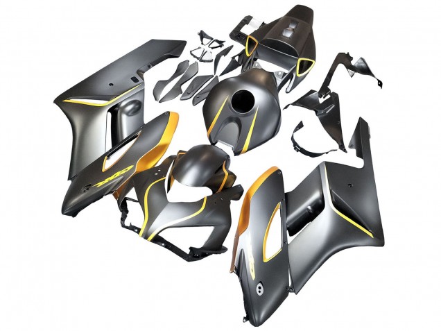 Carénages Moto Honda CBR1000RR 2004-2005 - Gris Mat Or