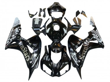 Carénages Moto Honda CBR1000RR 2006-2007 - Noir Brillant Or SevenStars