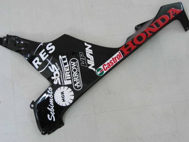 Carénages Moto Honda CBR1000RR 2006-2007 - Blanc Vert Noir Brillant Hannspree 52