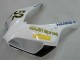 Carénages Moto Honda CBR1000RR 2006-2007 - Blanc Vert Noir Brillant Hannspree 52