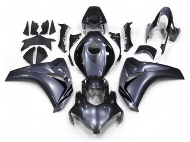 Kits Carénage Moto Honda CBR1000RR 2008-2011 - Gris Noir Brillant