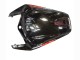 Carénage Moto Honda CBR1000RR 2008-2011 - Noir Brillant Rouge Flamme