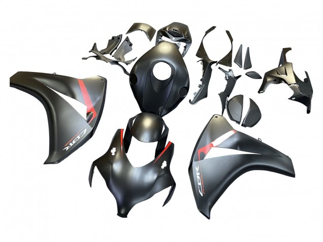 Carénages Moto Honda CBR1000RR 2008-2011 - Noir Mat Rouge Fireblade