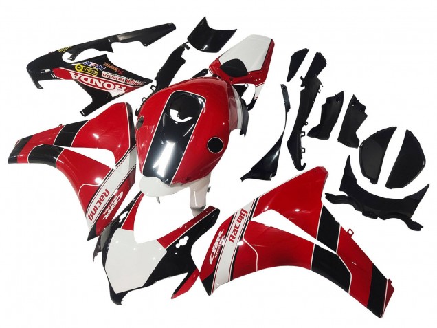 Carénages Moto Honda CBR1000RR 2008-2011 - Rouge Blanc Noir Brillant Courses