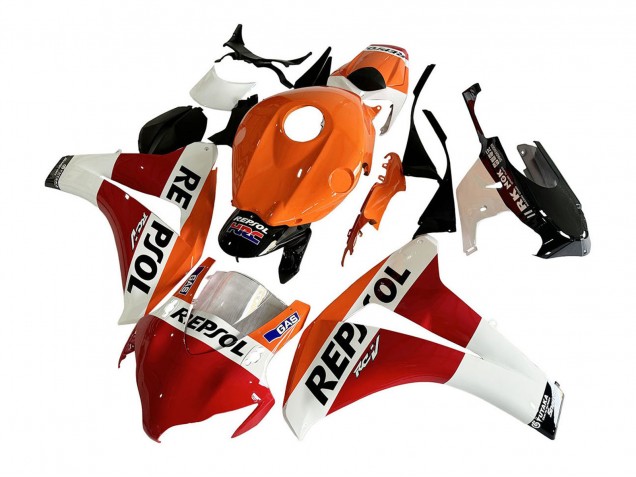 Carénage Moto Honda CBR1000RR 2008-2011 - Orange Blanc Rouge Noir Brillant Repsol HRC