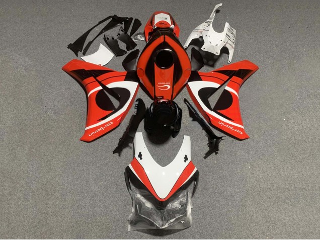 Kits Carénage Moto Honda CBR1000RR 2008-2011 - Blanc Rouge Noir Brillant