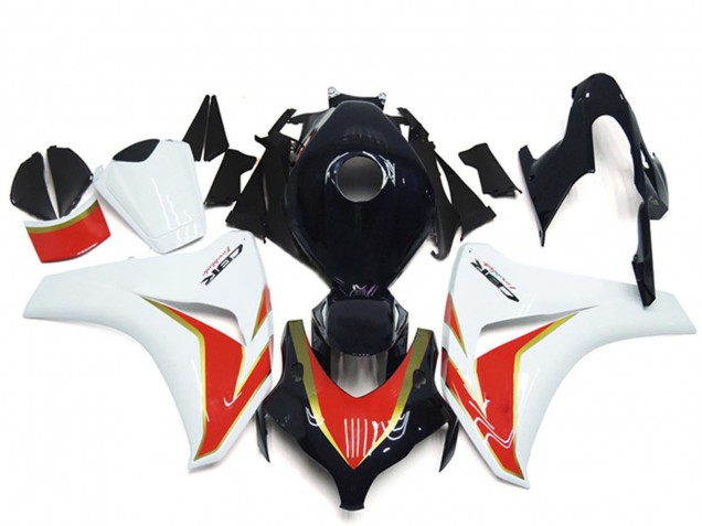 Carénage Moto Honda CBR1000RR 2008-2011 - Blanc Rouge Noir Brillant