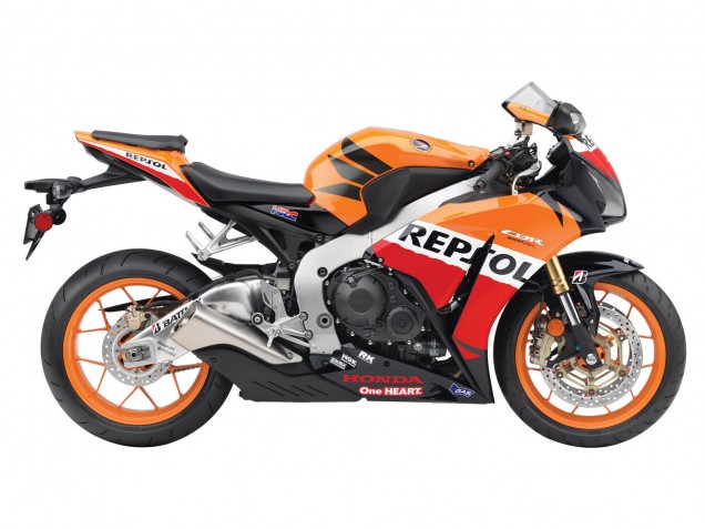Carénages Moto Honda CBR1000RR 2012-2016 - Orange Blanc Rouge Repsol