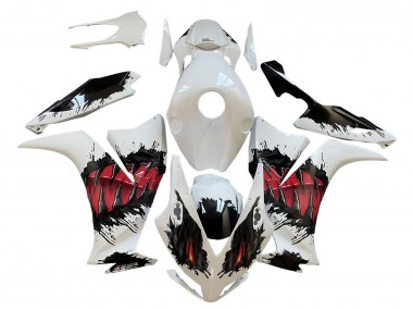 Carénages Moto Honda CBR1000RR 2012-2016 - Blanc Rouge Noir