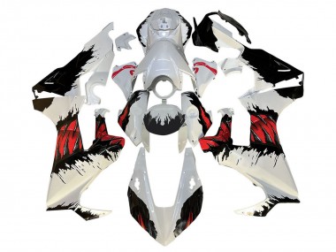 Kits Carénage Moto Honda CBR1000RR 2017-2023 - Blanc Rouge Noir