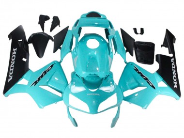 Carénages Moto Honda CBR600RR 2003-2004 - Bleu Clair Noir
