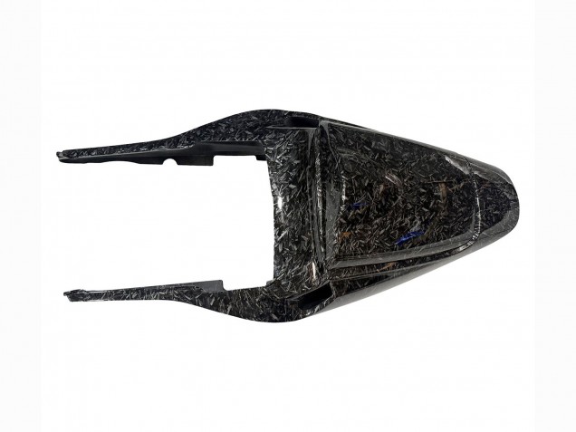 Carénages Moto Honda CBR600RR 2003-2004 - Violet Noir Fibre de Carbone Forgée