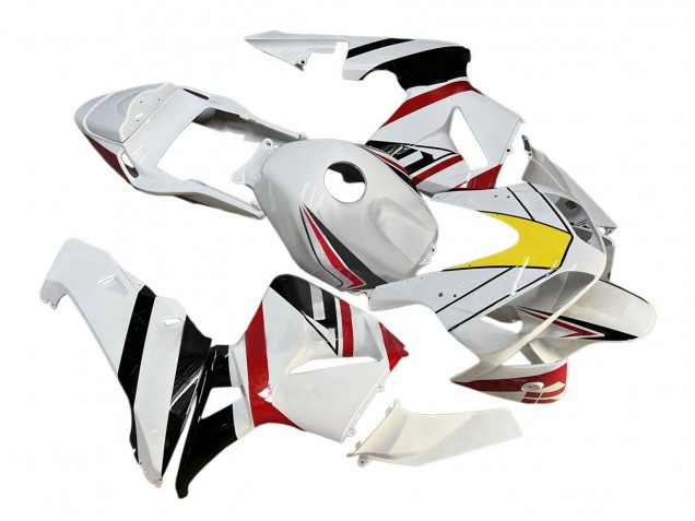 Carénages Moto Honda CBR600RR 2003-2004 - Blanc Rouge Jaune Noir