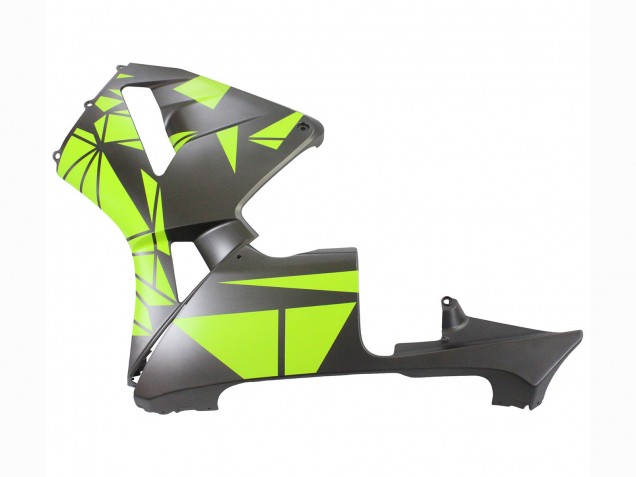 Carénages Moto Honda CBR600RR 2003-2004 - Jaune Noir Mat