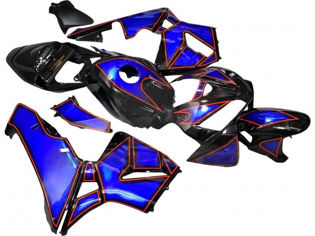 Carénages Moto Honda CBR600RR 2005-2006 - Bleu Noir Rouge Doubler
