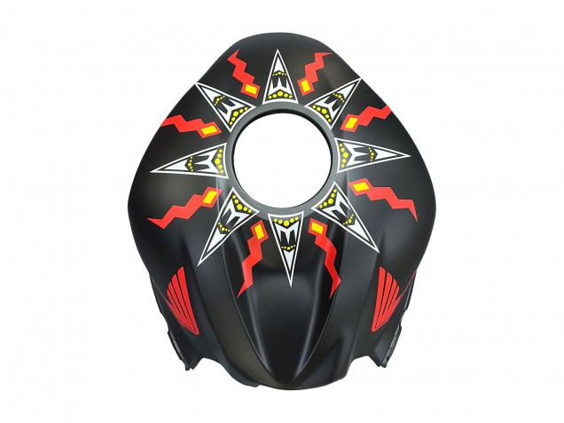Carénages Moto Honda CBR600RR 2007-2008 - Noir Mat Orange Rouge Rossi Repsol 46