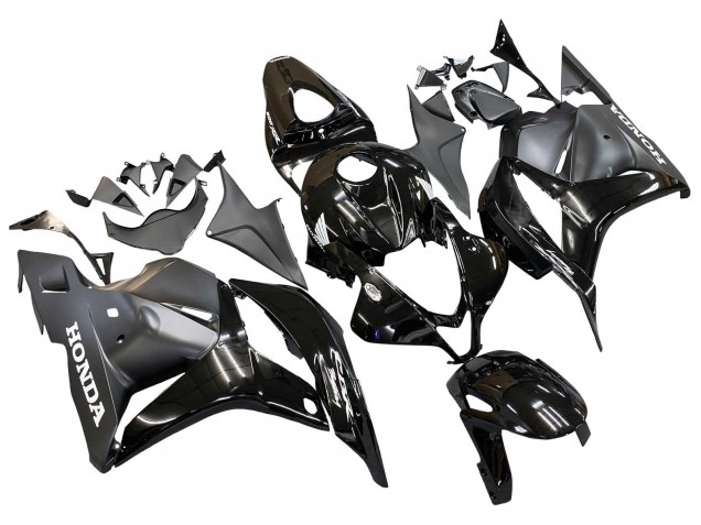 Carénages Moto Honda CBR600RR 2009-2012 - Noir Brillant Noir Mat